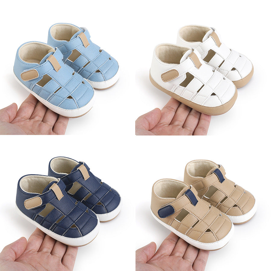 Spring & Autumn Baby Walking Shoes – Soft, Unisex Newborn Shoes for 3–12 Months