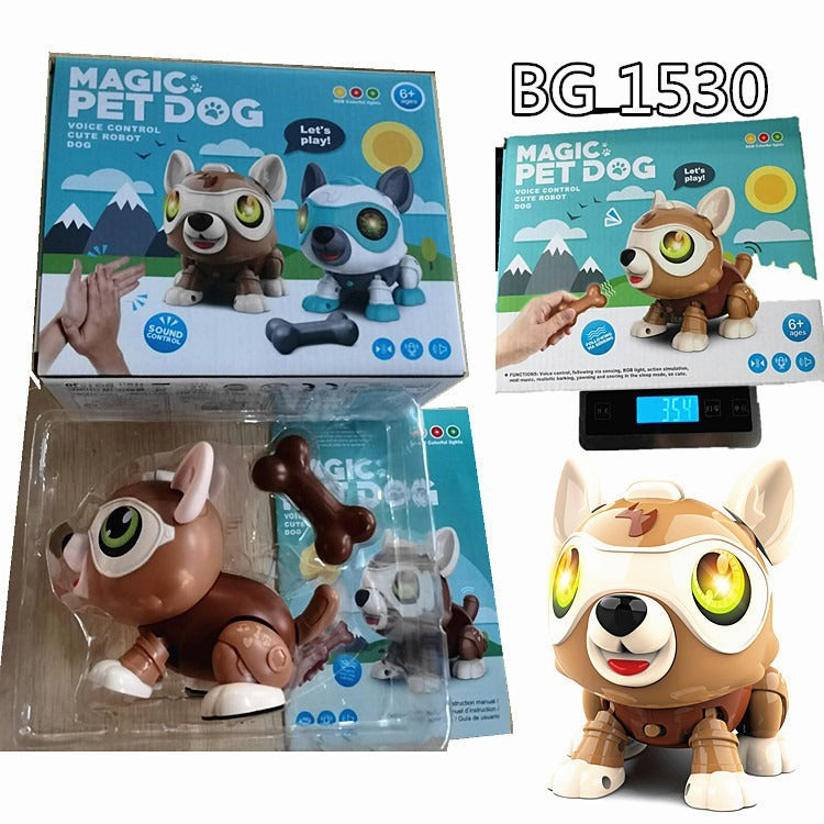 DIY Mechanical Dog – Voice & Touch Control Interactive Toy