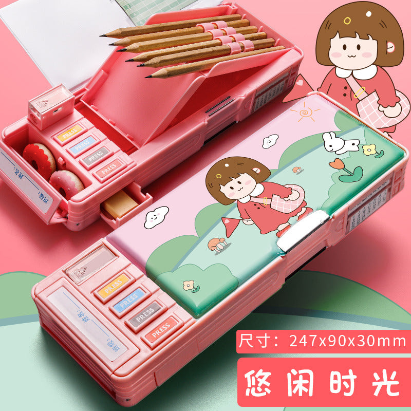 Multi-Functional Automatic Pencil Case – Perfect for Boys!