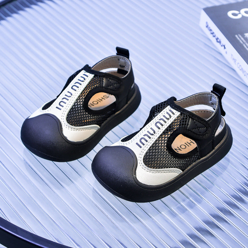 Baotou Mesh Beach Sandals for Kids (1–6 Years) – Summer Sports Style