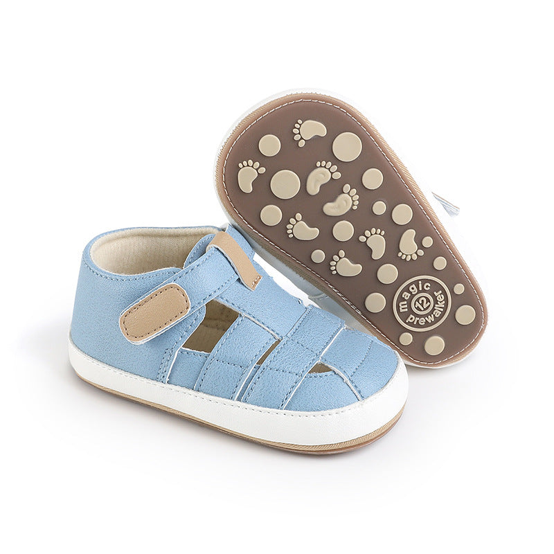 Spring & Autumn Baby Walking Shoes – Soft, Unisex Newborn Shoes for 3–12 Months