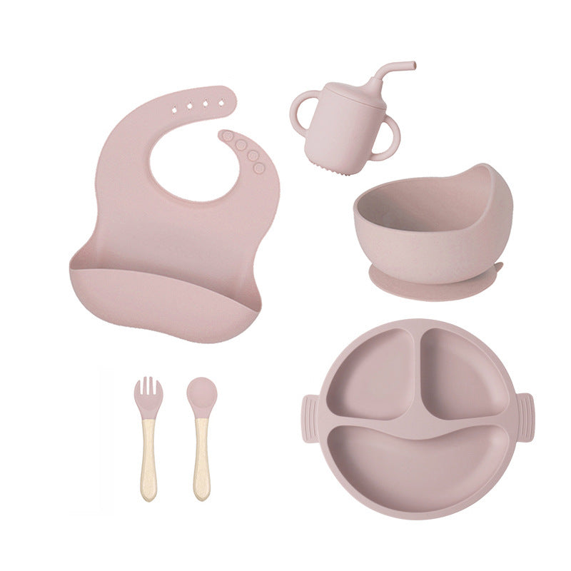 Silicone Divided Baby Plate – 3-Compartment Feeding Set for Toddlers