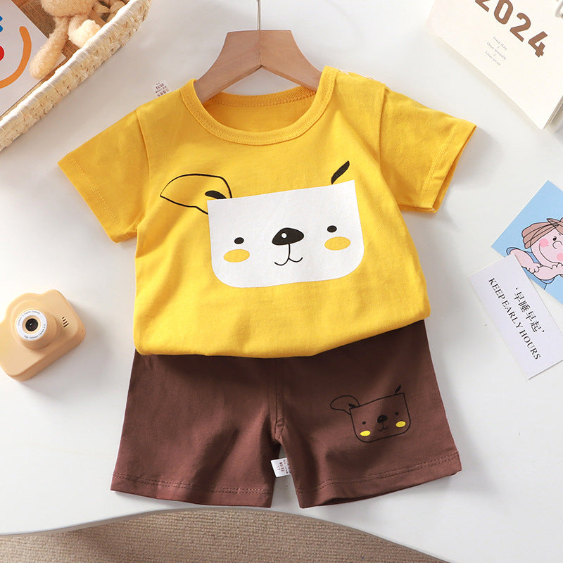 Kids Clothes Set Baby Boy/Girl T-Shirt + Shorts