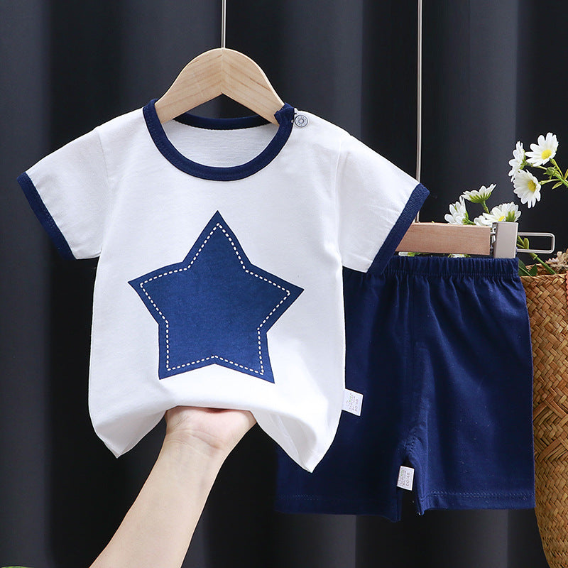 Kids Clothes Set Baby Boy/Girl T-Shirt + Shorts