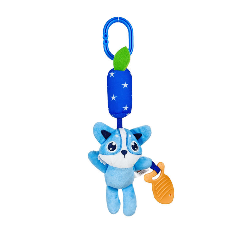 Baby Wind Chime Plush Toy – Hanging Animal Pendant for Crib, Car & Stroller