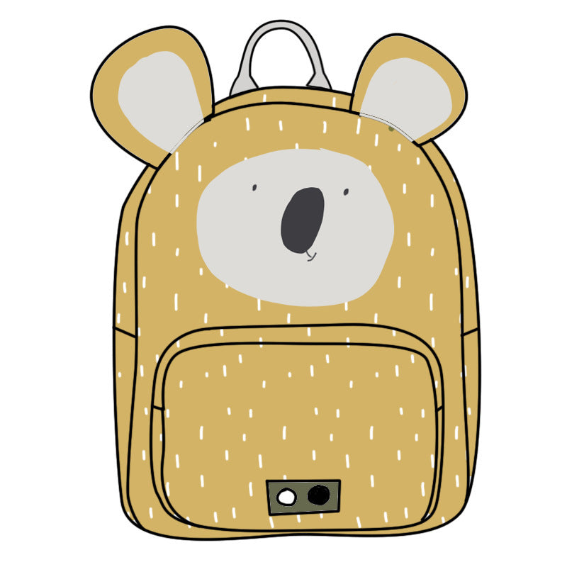 2023 Cute Animal Canvas Schoolbag – Small Kindergarten Backpack for Boys & Girls