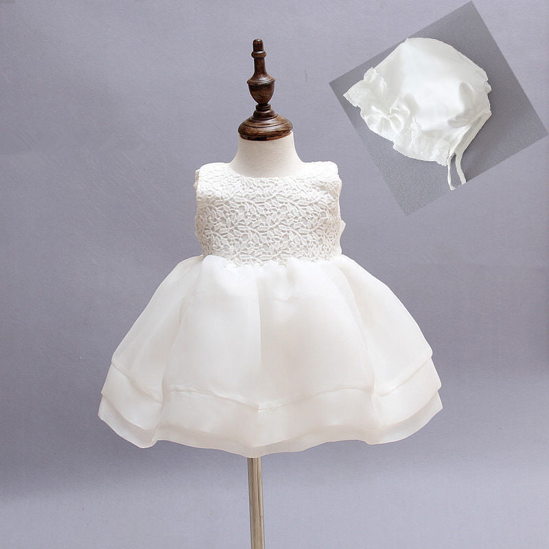Baby Girl Princess Tutu Dress – 1st Birthday & Flower Girl Gown