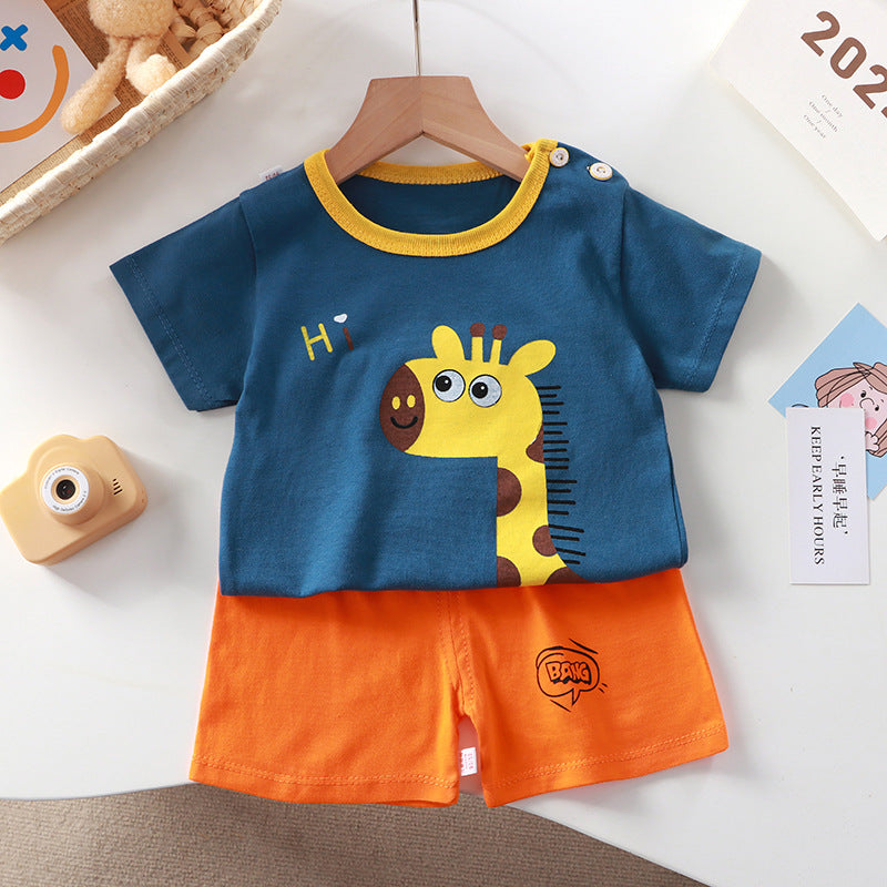 Kids Clothes Set Baby Boy/Girl T-Shirt + Shorts