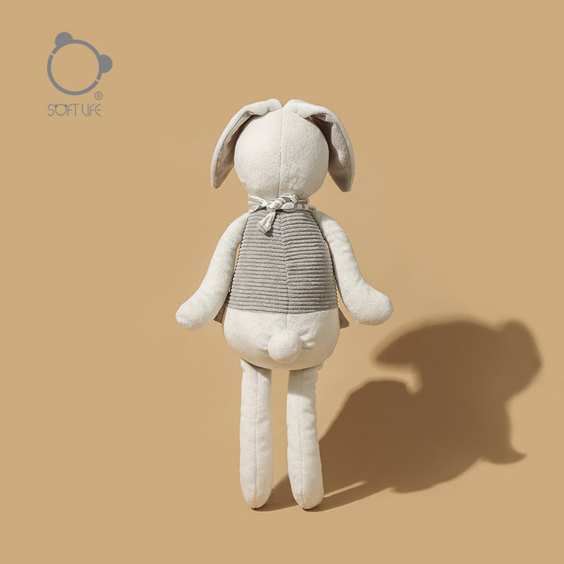 Softlife Large Coco Rabbit Plush Doll – Beige Soothing Sleep Toy & Birthday Gift for Kids
