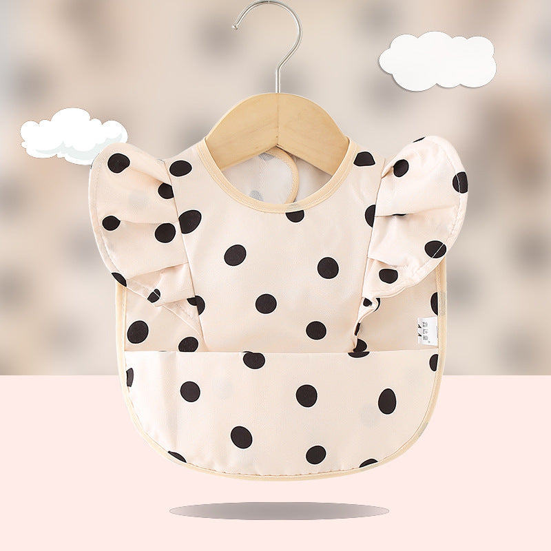 Waterproof Sleeveless Baby Bib – Summer Apron-Style Feeding Bib for Boys & Girls