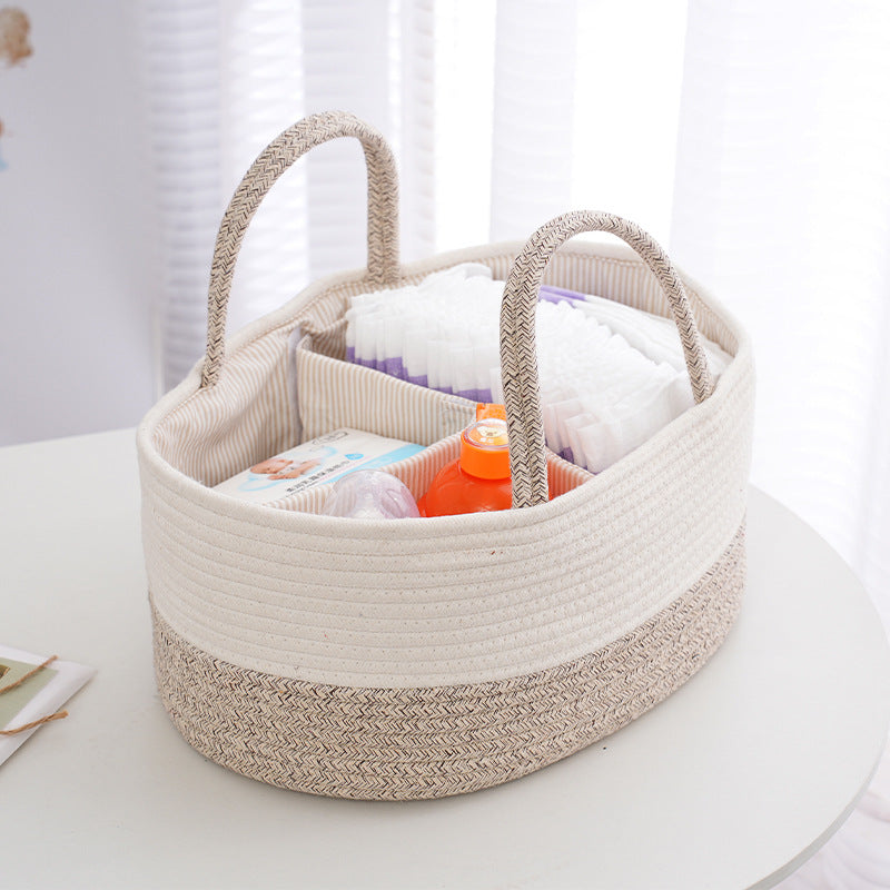 Portable Baby Storage Basket – Organized & Stylish