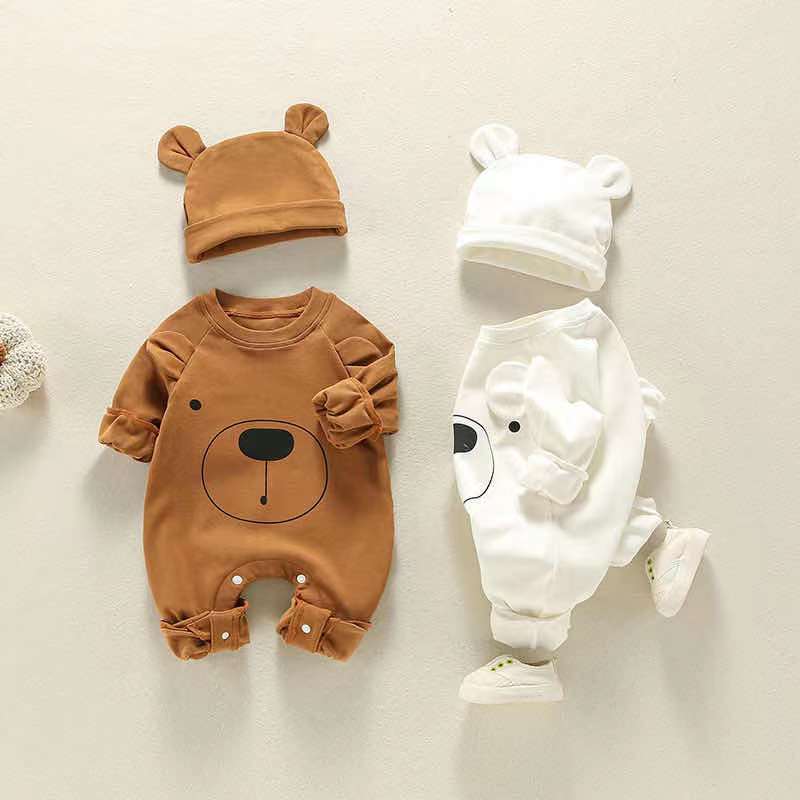 TikTok-Style Baby Romper – Super Cute Long-Sleeve One-Piece for Spring & Autumn