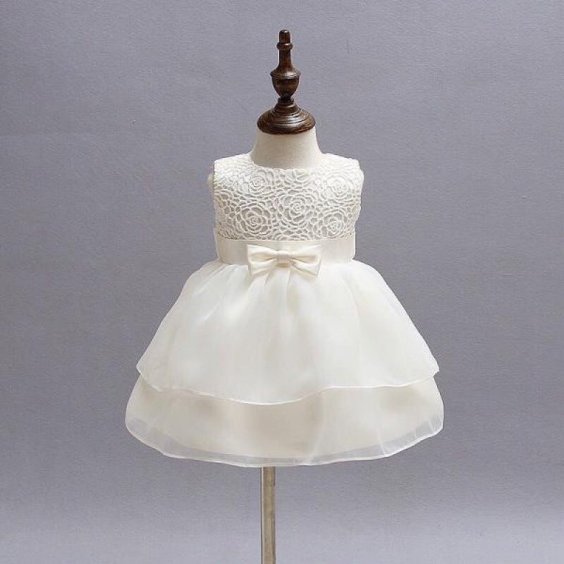 Baby Girl Princess Tutu Dress – 1st Birthday & Flower Girl Gown