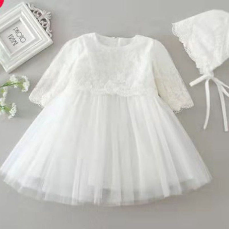 Baby Girl Princess Tutu Dress – 1st Birthday & Flower Girl Gown