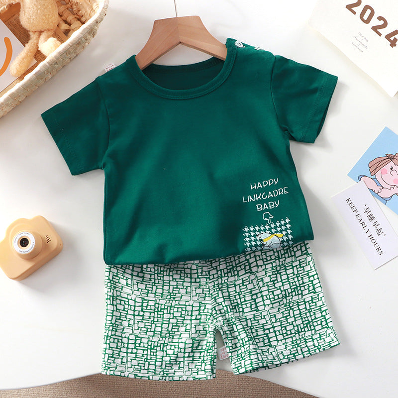 Kids Clothes Set Baby Boy/Girl T-Shirt + Shorts