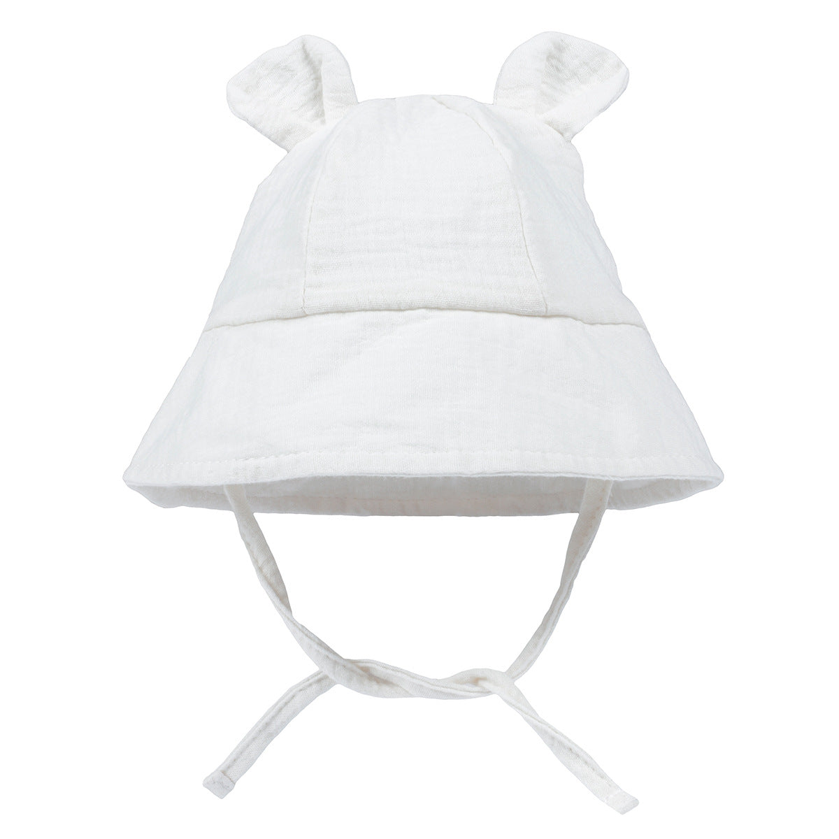 Cute Baby Bear Cotton Sun Hat – Infant Summer Cartoon Fisherman Hat with UV Protection