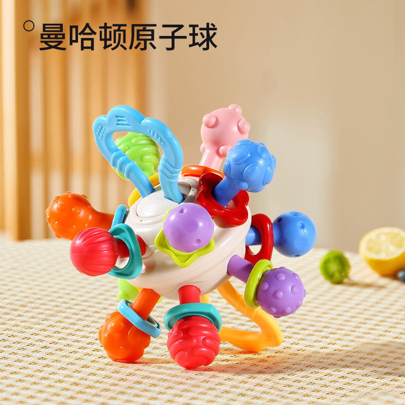 Manhattan Sensory Grasp Ball – Teething & Touch Toy for Babies (Busy Ball)