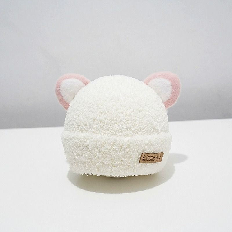 Bear Knit Winter Hat – Warm Windproof Beanie with Neck & Ear Protection