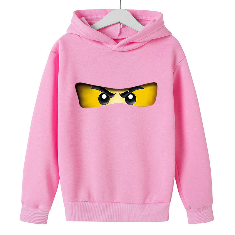 Unisex Solid Color Hoodie – Cozy Long Sleeve Baby Pullover for Autumn & Winter