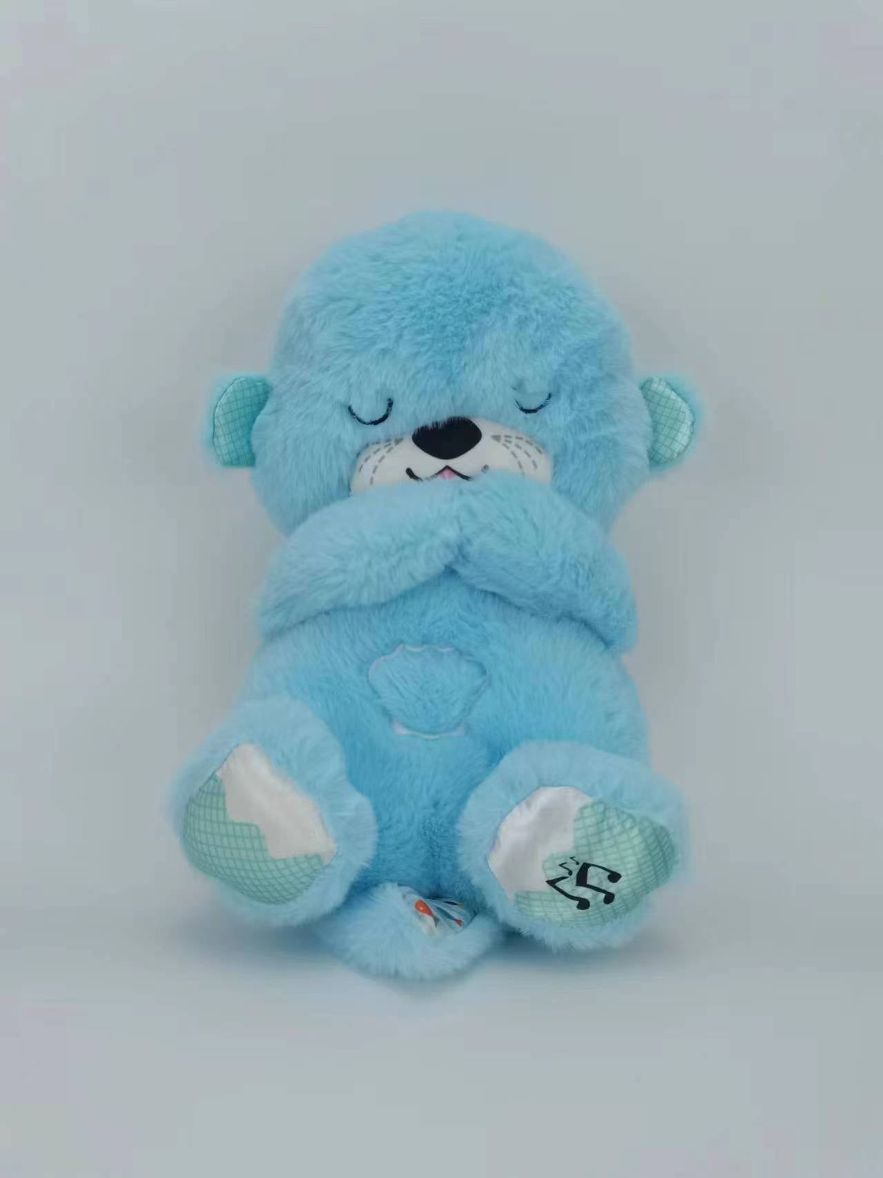 Soothing Breathing Otter – Calming Plush Sleep Companion for Babies