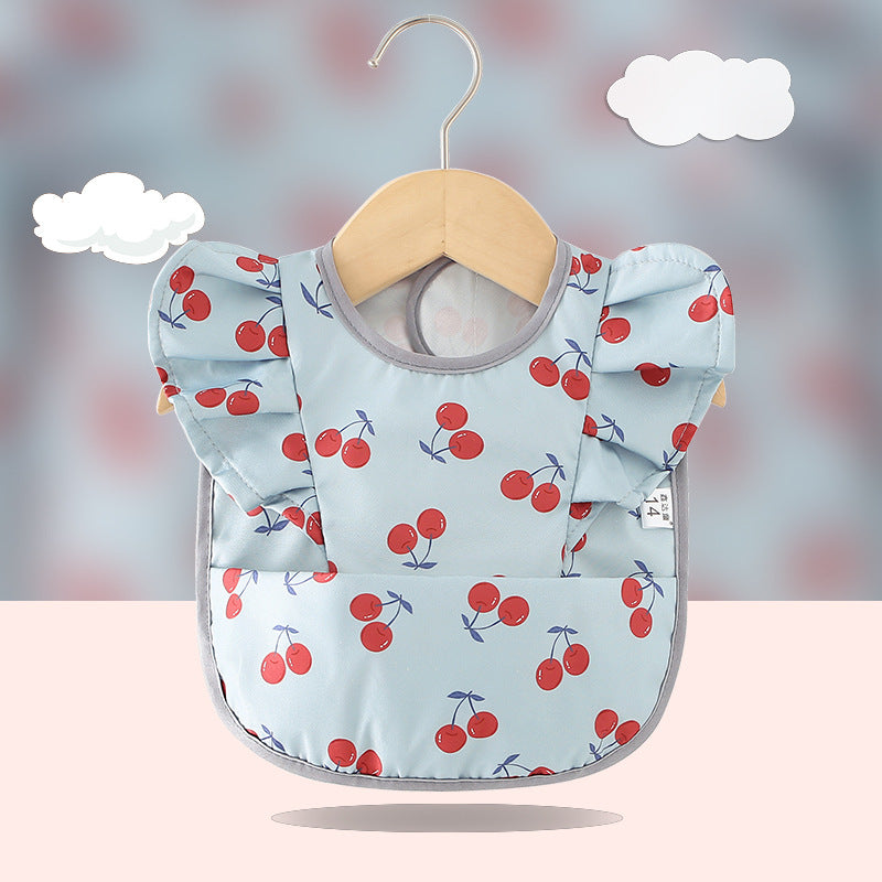 Waterproof Sleeveless Baby Bib – Summer Apron-Style Feeding Bib for Boys & Girls