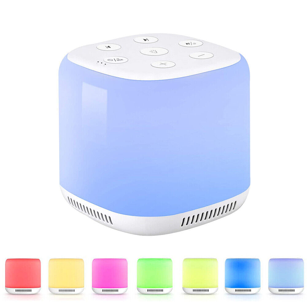 🌙 Baby Sleep Aid – White Noise Machine with Night Light