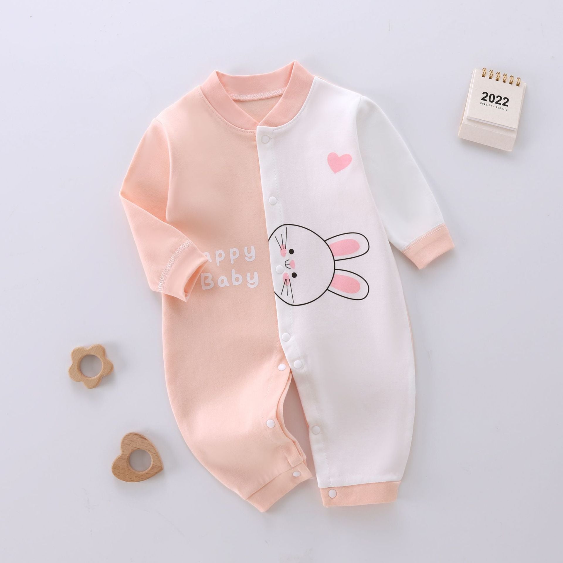 Autumn & Winter Baby Onesie – Long-Sleeved Combed Cotton Romper for Boys & Girls
