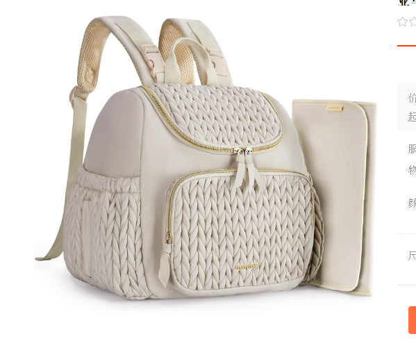 Multifunctional Mommy Bag – Large Capacity Diaper Backpack for Mom & Baby (Stroller-Ready)