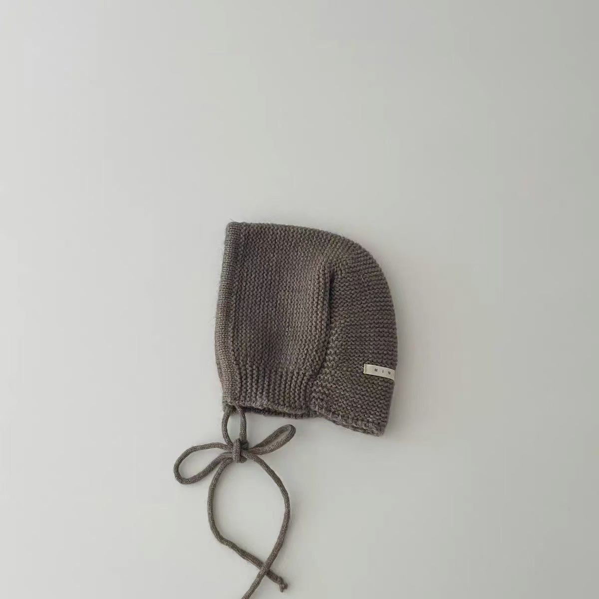 Knitted Patch Beanie – Korean Style Winter Hat