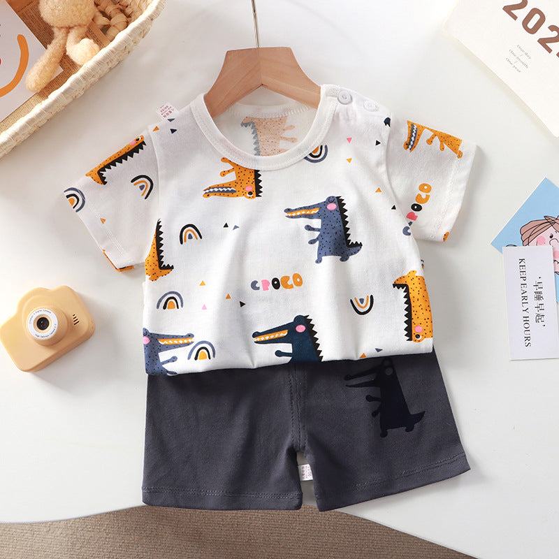 Kids Clothes Set Baby Boy/Girl T-Shirt + Shorts