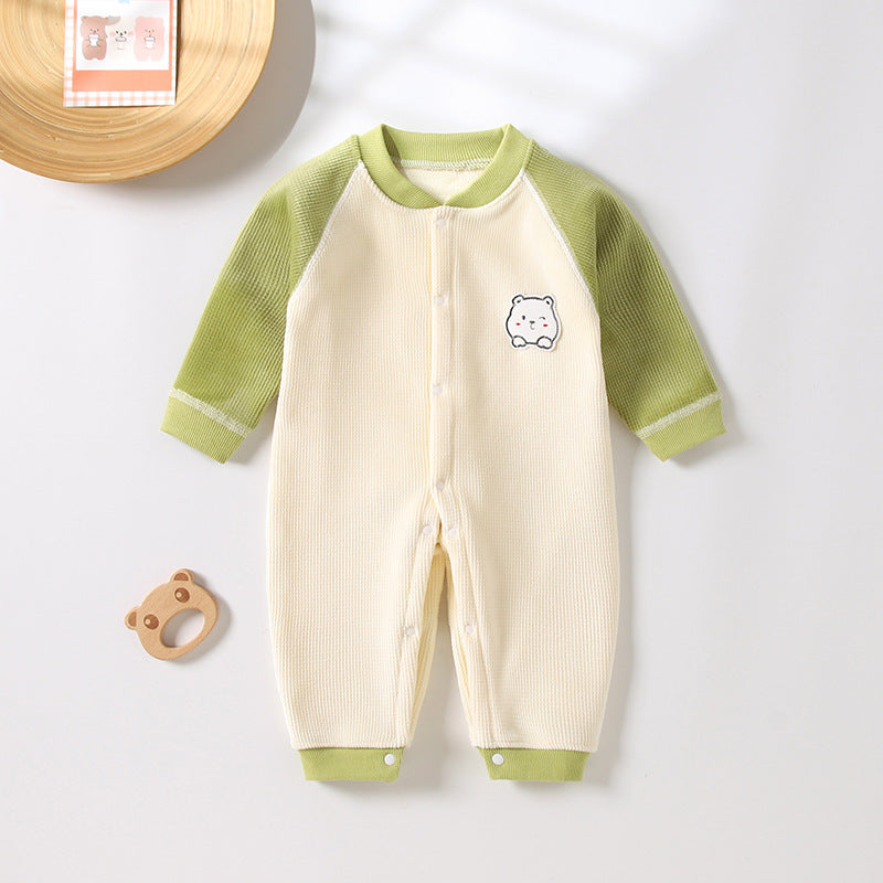 ❄️ Cozy Fleece Baby Onesie – Warm Long Sleeve Winter Outfit