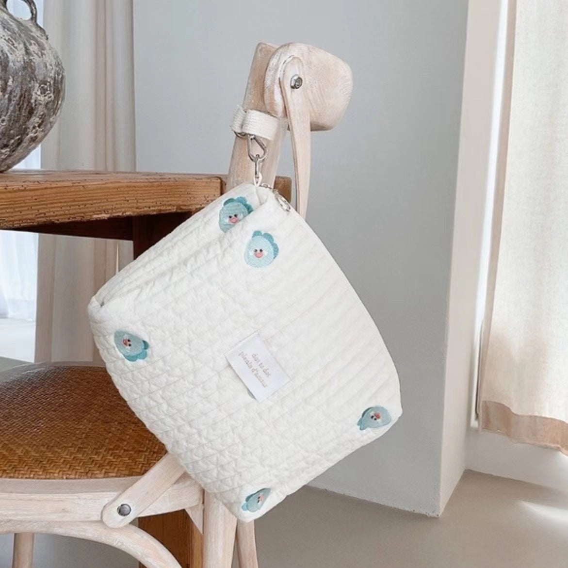 Bear-Themed Stroller Organizer – Compact Mommy Bag