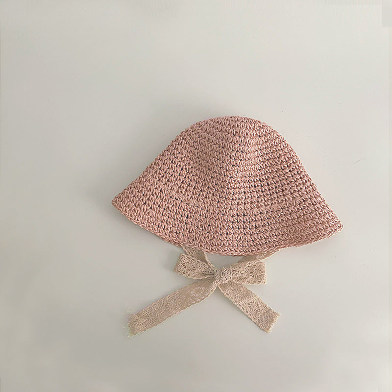 Children’s Straw Sun Hat – Spring & Summer Baby Girl Hat