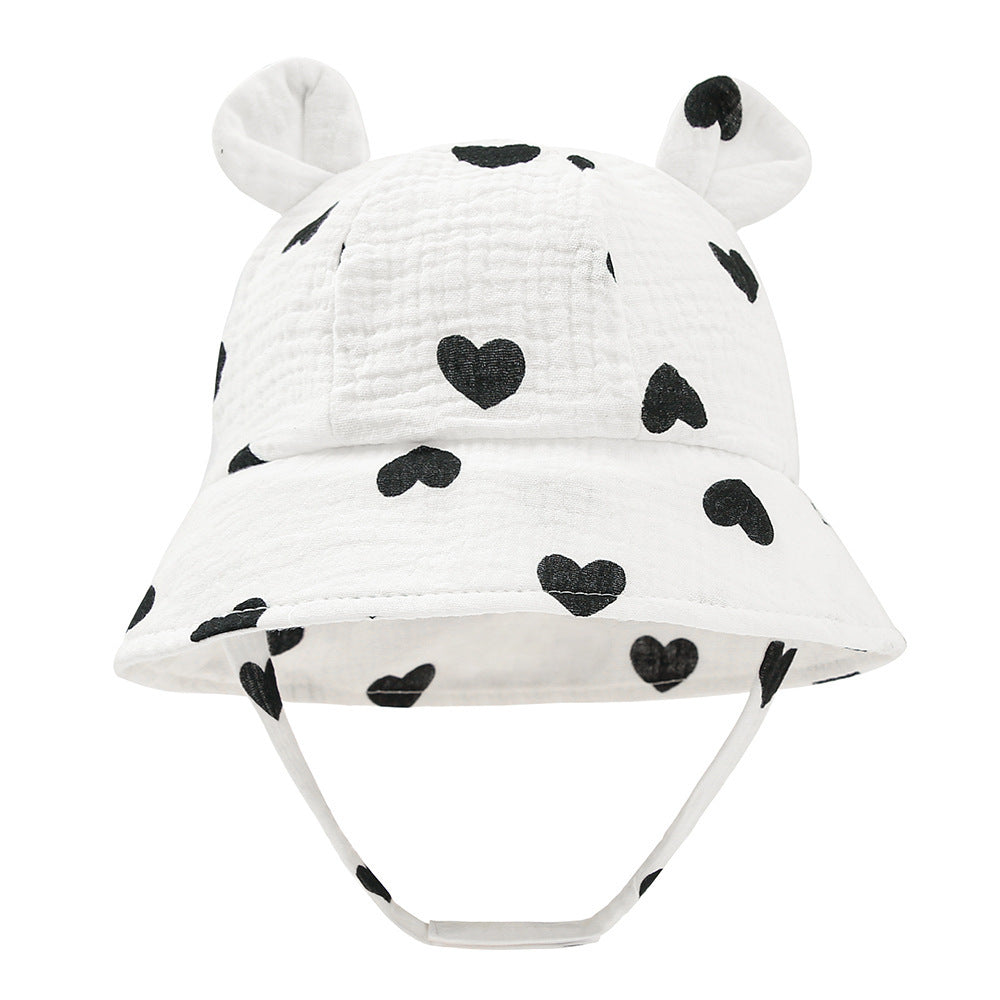 Muslin Baby Sun Hat – Lightweight Summer Bucket Cap