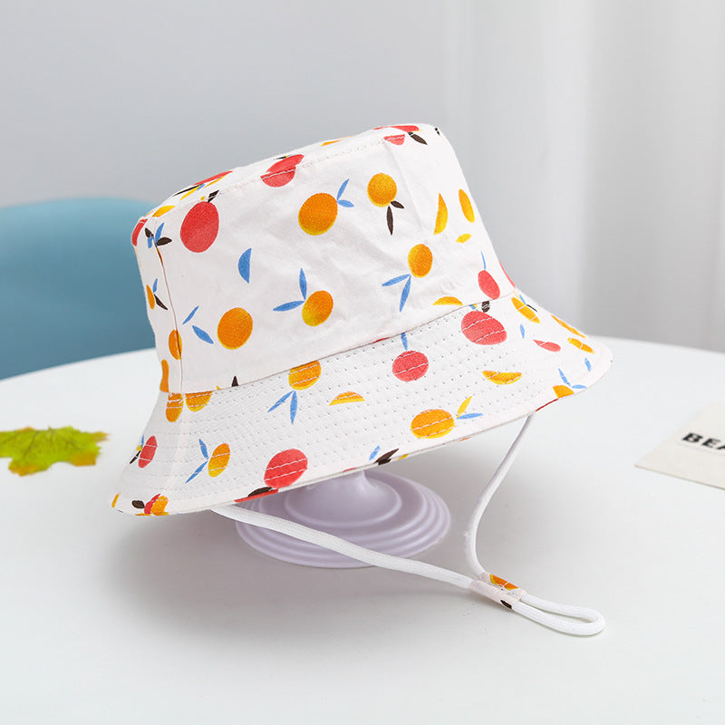 Summer Baby Sun Hat – Cartoon Bucket Hat for Boys & Girls (UV Protection)