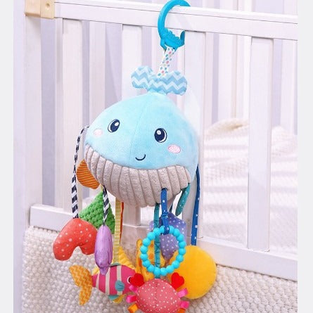 Chouchoule Baby Car Hanging Toy – Soft Plush Rattle for Newborns
