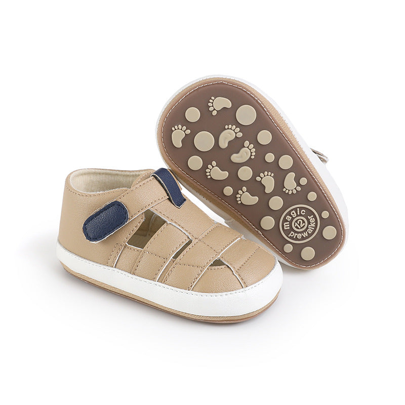 Spring & Autumn Baby Walking Shoes – Soft, Unisex Newborn Shoes for 3–12 Months
