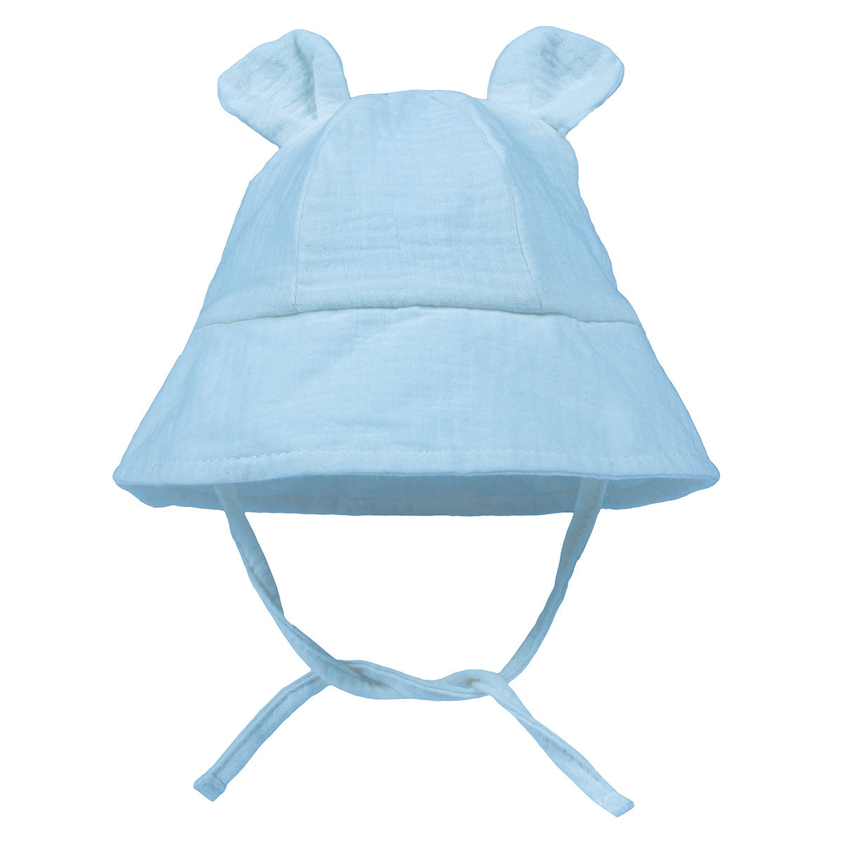 Cute Baby Bear Cotton Sun Hat – Infant Summer Cartoon Fisherman Hat with UV Protection