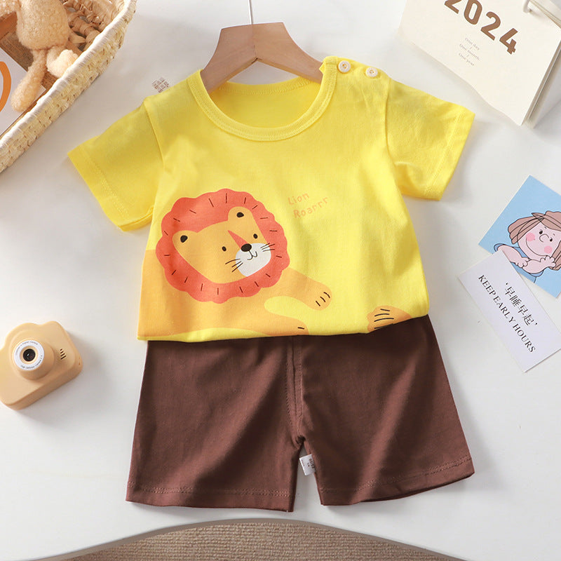 Kids Clothes Set Baby Boy/Girl T-Shirt + Shorts