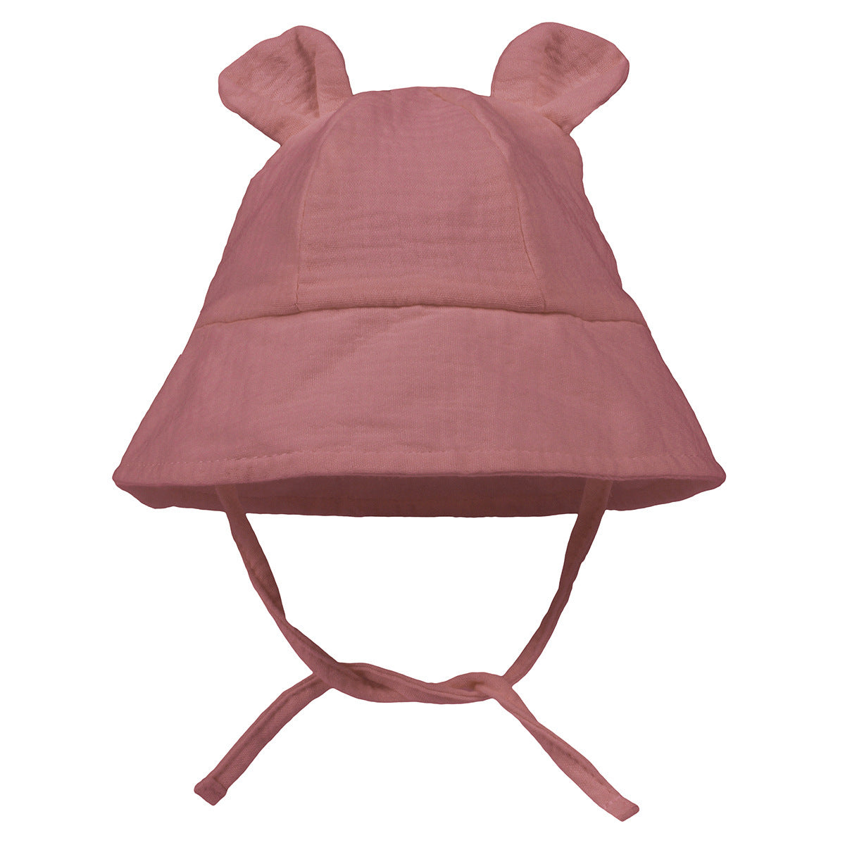 Cute Baby Bear Cotton Sun Hat – Infant Summer Cartoon Fisherman Hat with UV Protection