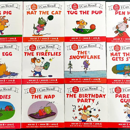 I Can Read Phonics First 7 – English Picture Book Set by Wang Peiyue (84 Books)