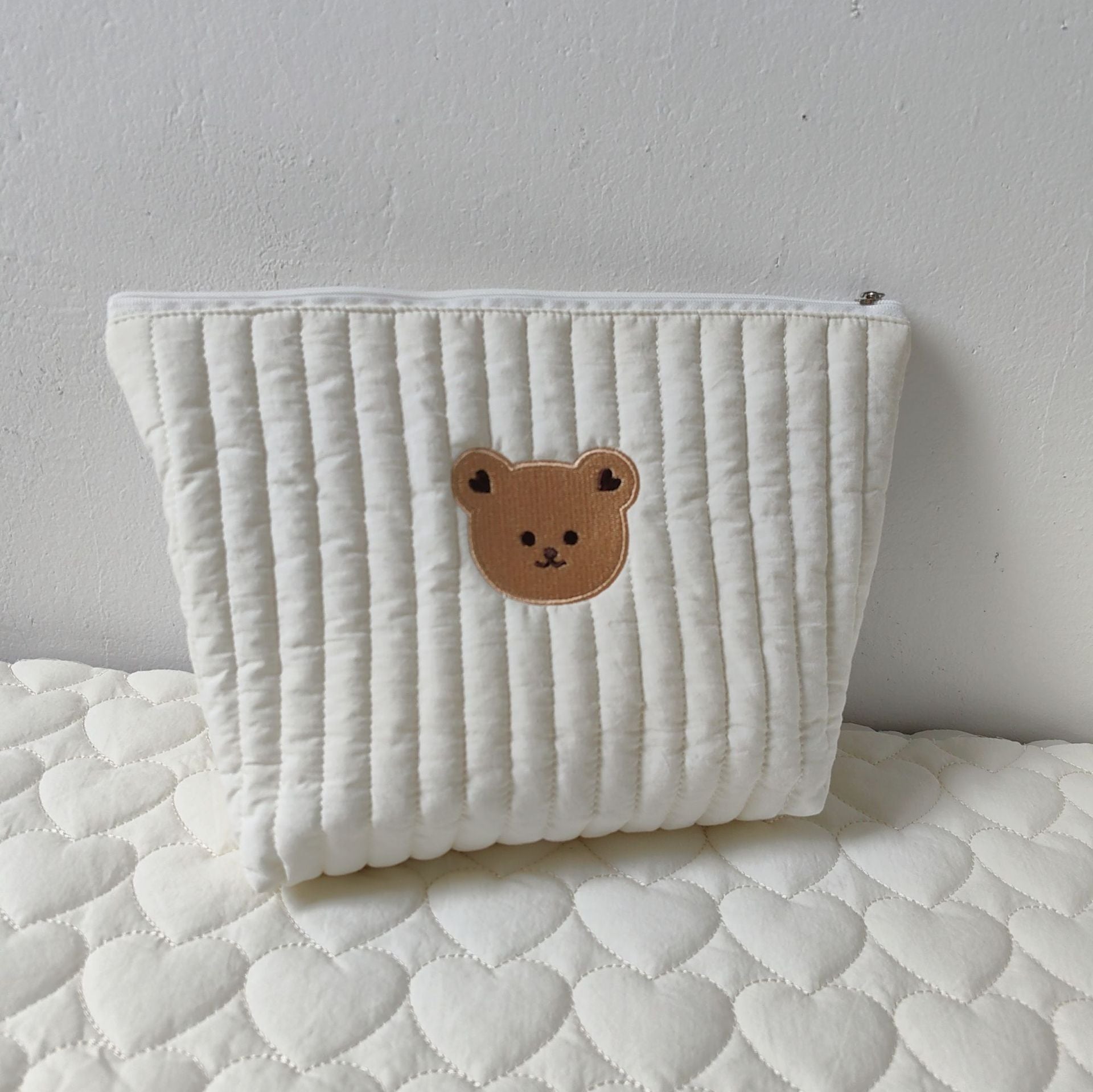 Bear-Themed Stroller Organizer – Compact Mommy Bag