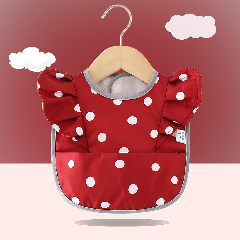 Waterproof Sleeveless Baby Bib – Summer Apron-Style Feeding Bib for Boys & Girls