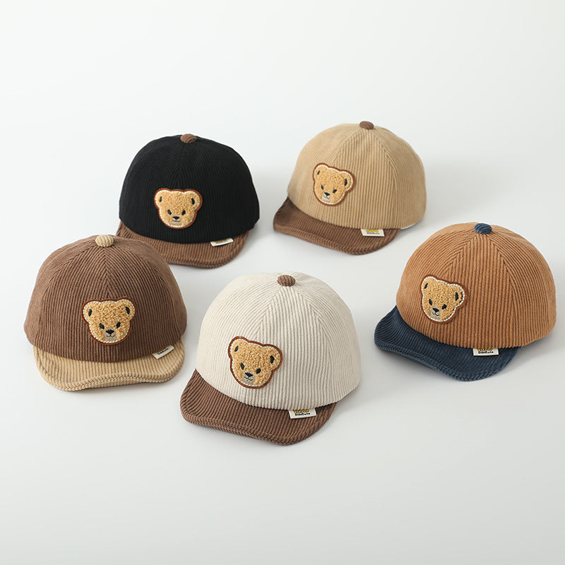 Cartoon Little Lion Baseball Hat – Autumn Sunshade Cap for Boys & Girls