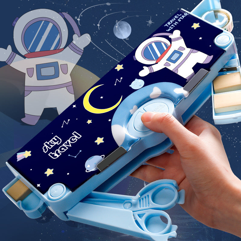 Multi-Functional Automatic Pencil Case – Perfect for Boys!