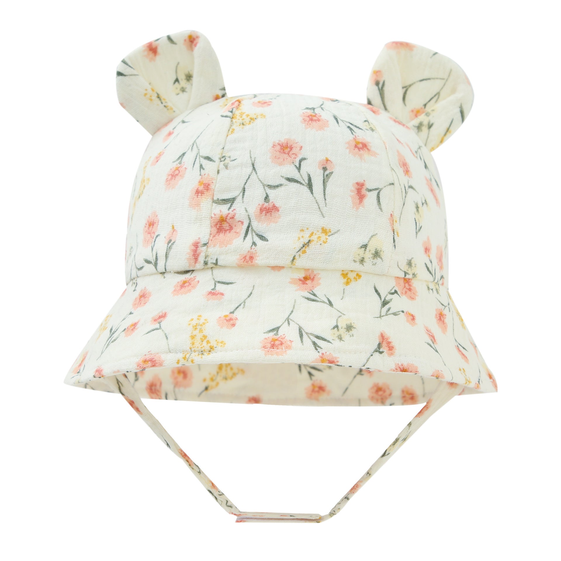 Muslin Baby Sun Hat – Lightweight Summer Bucket Cap