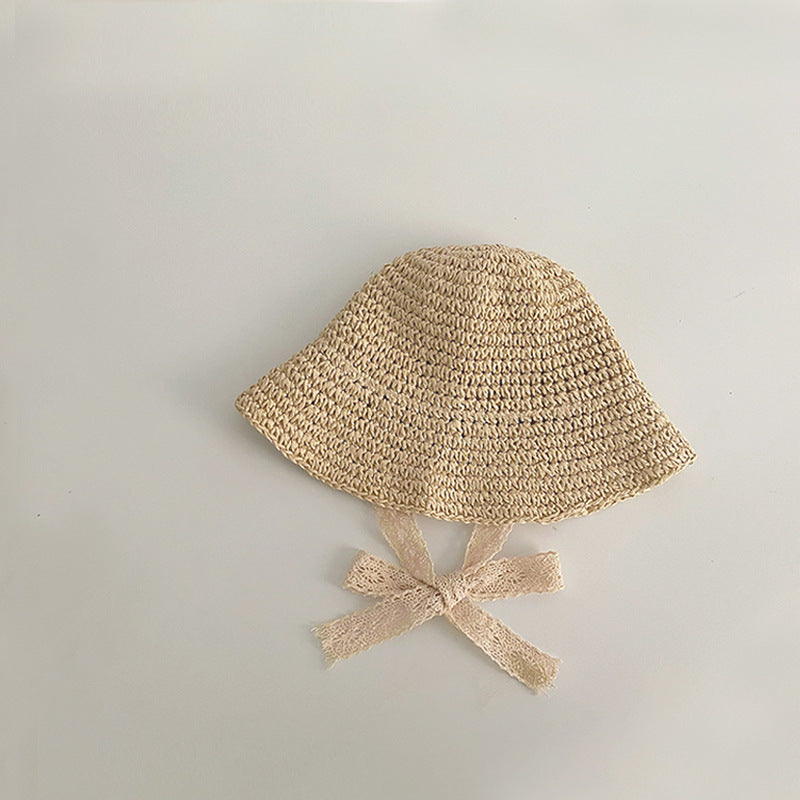 Children’s Straw Sun Hat – Spring & Summer Baby Girl Hat