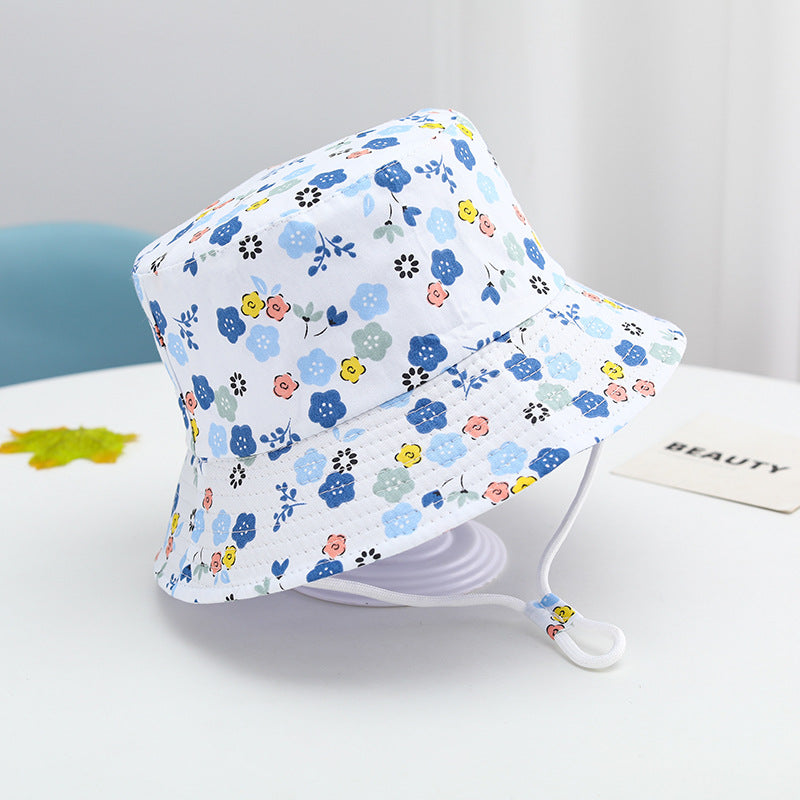 Summer Baby Sun Hat – Cartoon Bucket Hat for Boys & Girls (UV Protection)