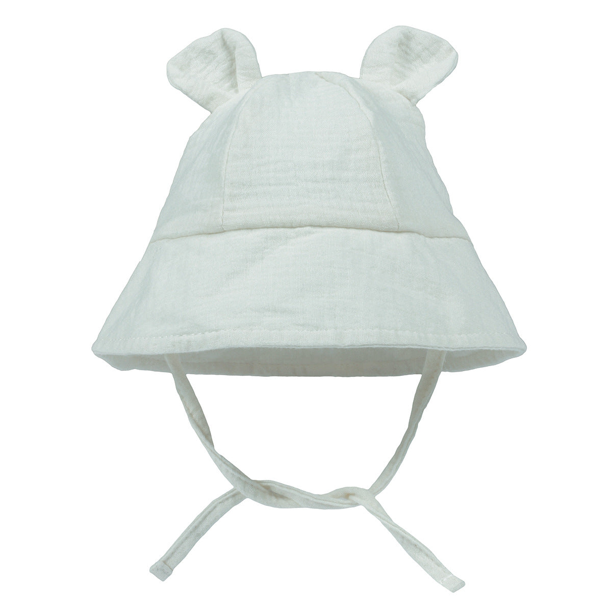 Cute Baby Bear Cotton Sun Hat – Infant Summer Cartoon Fisherman Hat with UV Protection
