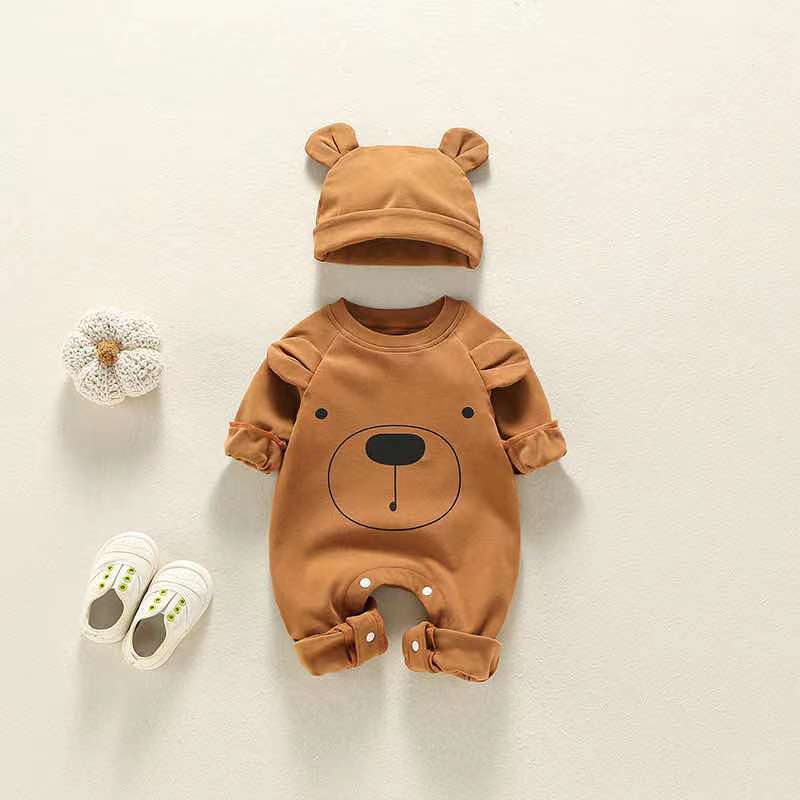 TikTok-Style Baby Romper – Super Cute Long-Sleeve One-Piece for Spring & Autumn